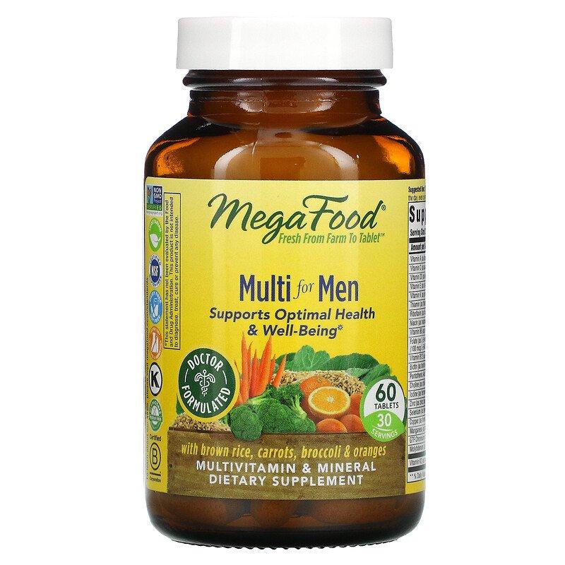 Комплекс вітамінів і мікроелементів для чоловіків 60 таблеток, MegaFood