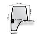 Стекло двери левой Shifeng, фото 2