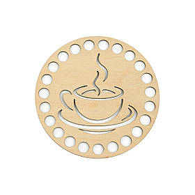 Денце з фанери кругле "Coffee-1" (20 см)