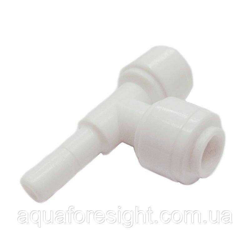 Фітінг трійник 1/4 стрижень - 1/4 трубка -1/4 трубка, фото 1