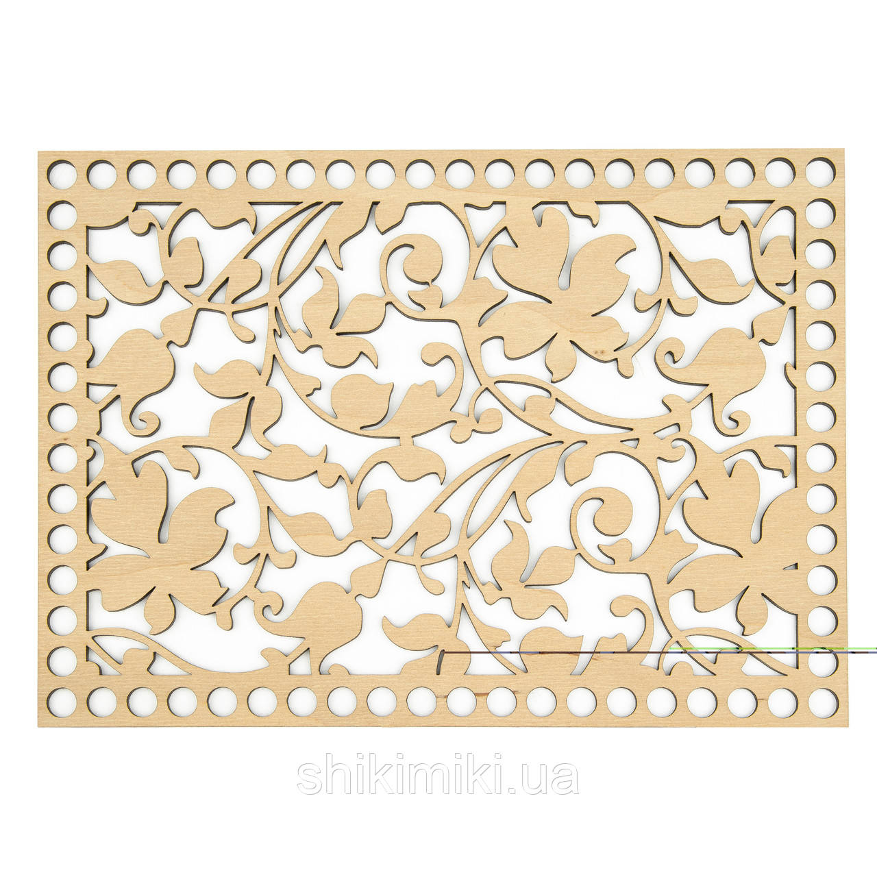 Денце з фанери прямокутне, ажурне -13 (17,5*24,5 см), фото 1