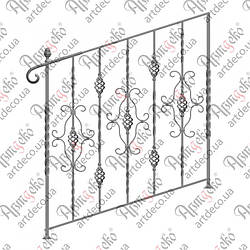 Огородження сходів. КОМПЛЕКТ ЕЛЕМЕНТІВ 1000х1000