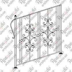 Сходові огорожі 1000х1000. КОМПЛЕКТ ЕЛЕМЕНТІВ