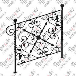 Сходова огорожа. КОМПЛЕКТ ЕЛЕМЕНТІВ 1000х1000