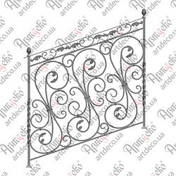 Сходова огорожа. КОМПЛЕКТ ЕЛЕМЕНТІВ 1000х1000