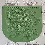 Клапан для сумки "Черепаха". Фісташка., фото 3