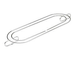 Полка барна овал хром