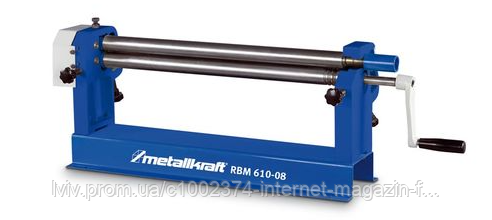 Настільний вальцювальний верстат Metallkraft RBM 610-8