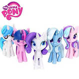 Набір 5 поні-єдинороги блискуча колекція My Little Pony Unicorn Sparkle Collection, фото 3