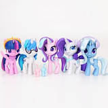 Набір 5 поні-єдинороги блискуча колекція My Little Pony Unicorn Sparkle Collection, фото 10