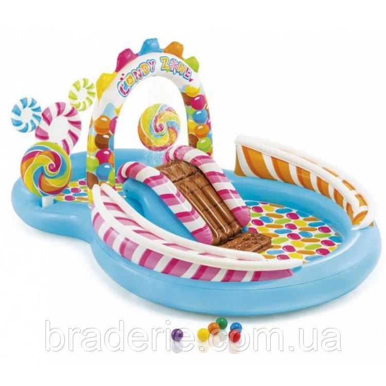 Надувний ігровий центр Intex 57149 "Карамелька"