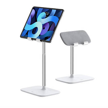 Підставка тримач для телефону, планшета Baseus Indoorsy Youth Tablet Desk Stand 10-45° текстильна (біла)