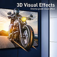 Кабель HDMI-HDMI v2.1 8K Baseus High Definition 8K 60Hz 4K 120Hz 2K 144Hz 48Gbps 2м (чорний), фото 4