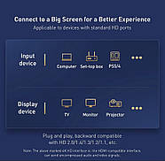 Кабель HDMI-HDMI v2.1 8K Baseus High Definition 8K 60Hz 4K 120Hz 2K 144Hz 48Gbps 2м (чорний), фото 9