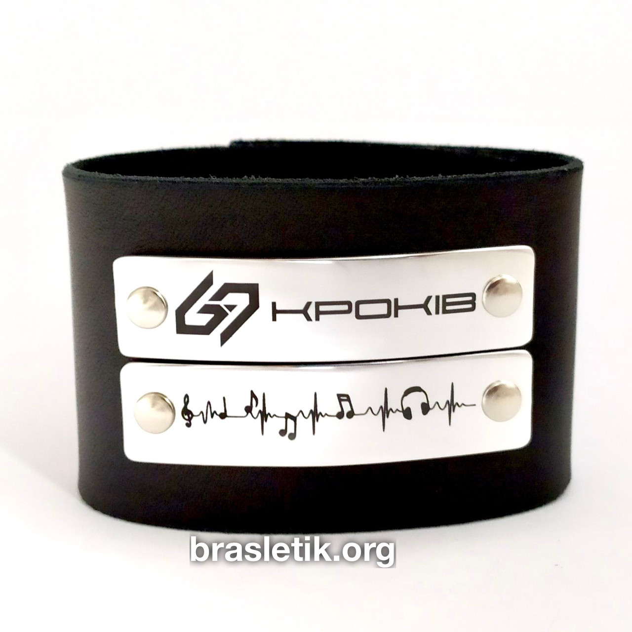 Широкий браслет із гравіюванням для металу, фото 1