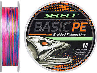 Плетений шнур для риболовлі Select Basic PE 187030920 150м 0.12 мм 5,6 кг різнобарвний