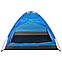 Палатка для кемпінгу двомісна, Хакі з бірюзовим, фото 2