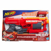 Бластер Hasbro Nerf Cycloneshock Циклон Нерф Мега, 6 патронов A9353