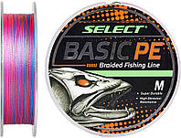 Шнур для рыбалки плетеный Select Basic PE 18703091 150м 0.10мм 4,8кг разноцветный