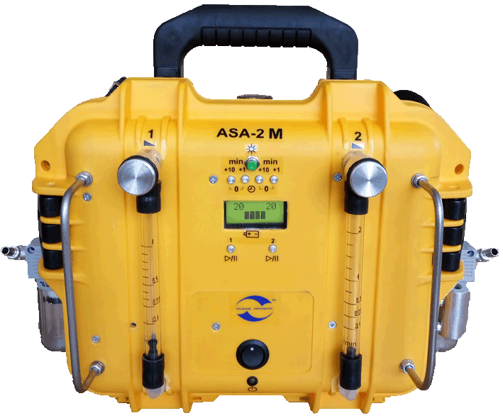 Аспіратори з вбудованим акумулятором серії ASA Переносні елекроаспіратори серії ASA 2, 4 і 6