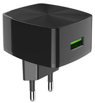 Зарядний пристрій Hoco №C70A швидка зарядка3.0 1хUSB 3.0A black