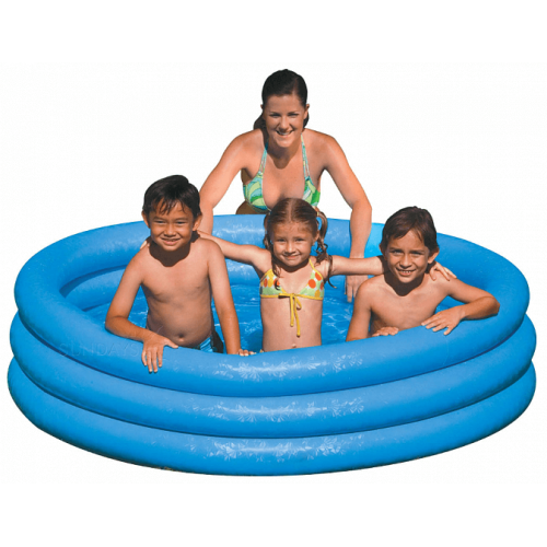 Дитячий надувний басейн Intex 58446NP «Кристал», 168×38 см, 480 л