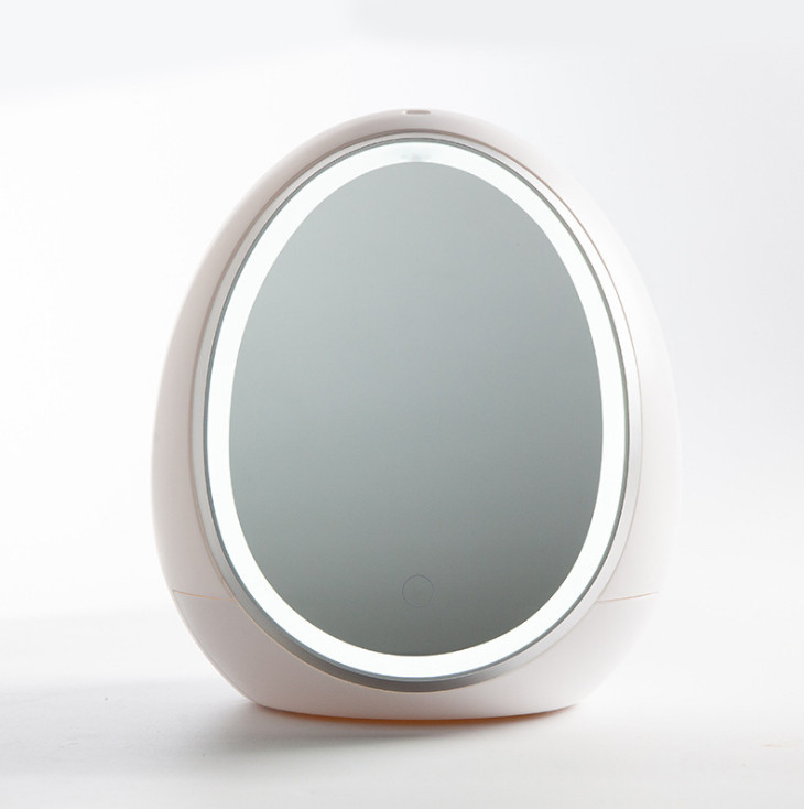 Органайзер для косметики з LED дзеркалом Яйцо W-26