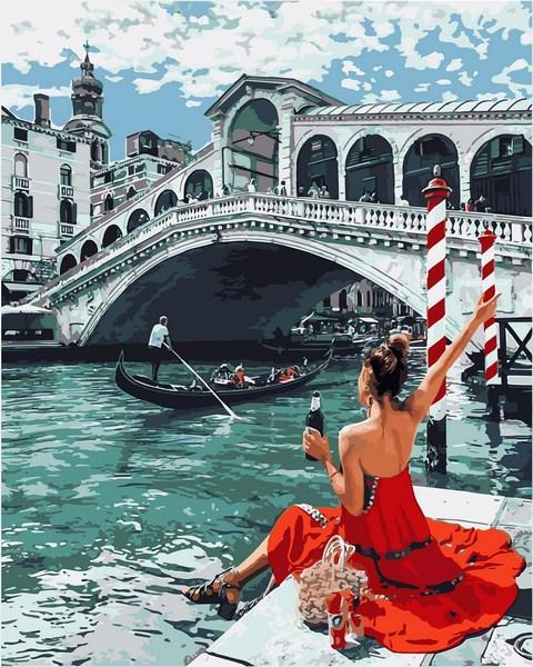 Живопис за номерами Свято в Венеції VP1375 Babylon Turbo 40 х 50 см, фото 1