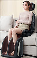 Масажне крісло-накидка BENBO AM-607G багатофункціональне з прогрівом, роликовим, вібро, шіацу масажем