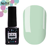 Гель-лак Kira Nails №131 (аквамариновый, эмаль), 6 мл