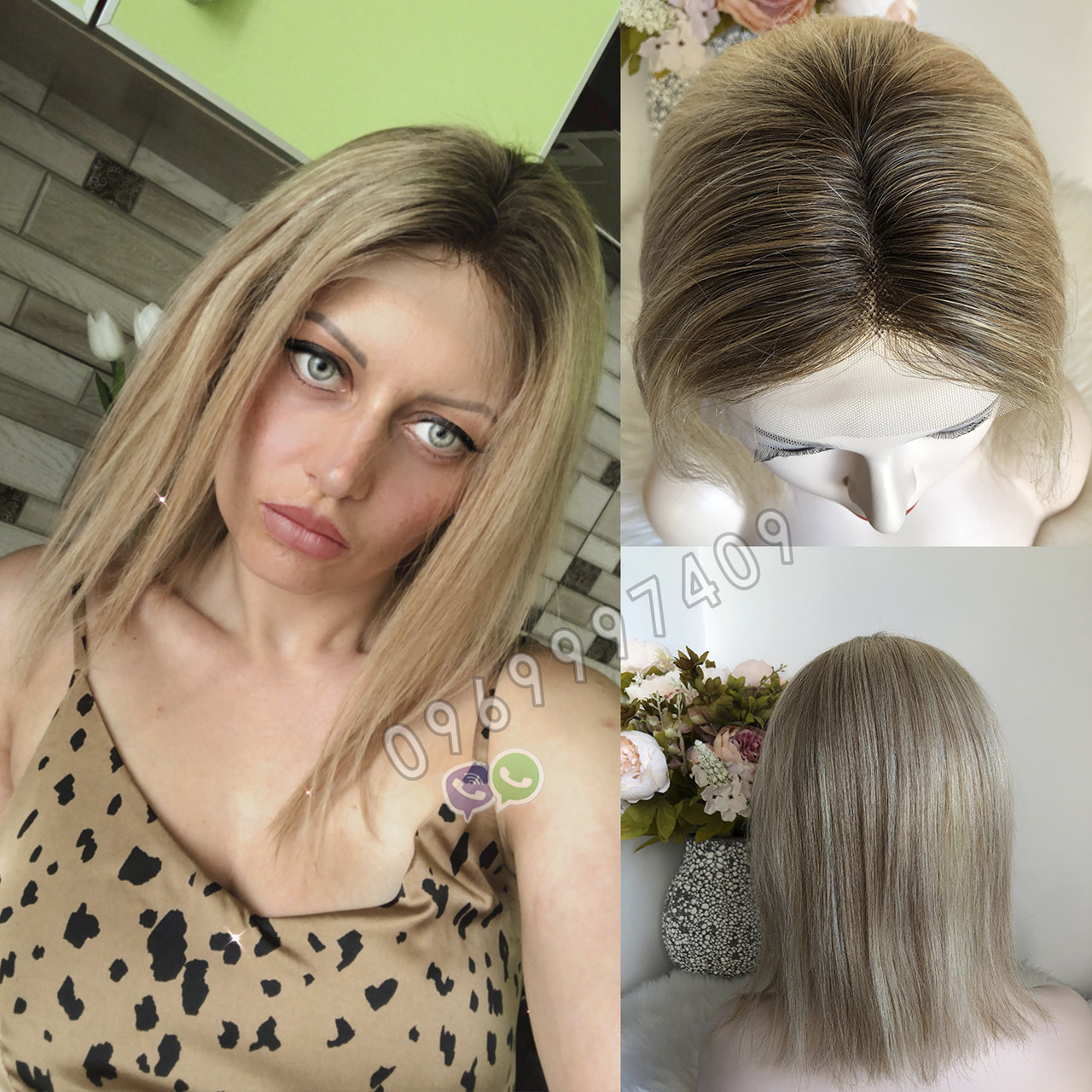 💎Перуку жіночий каре без чубчика чорний, з натуральних волосся💎