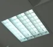 Вбудовуваний растровий світильник 600х600