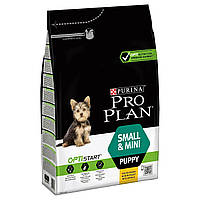 Pro Plan Puppy Small and Mini OptiStart сухий корм для цуценят малих порід (3 кг)