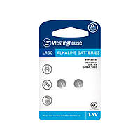 Лужна батарейка Westinghouse Alkaline "таблетка" LR60 2шт/уп blister