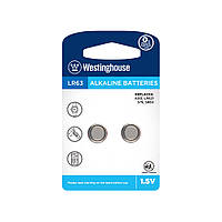 Лужна батарейка Westinghouse Alkaline "таблетка" LR63 2шт/уп blister