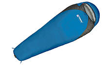 Спальний мішок Terra Incognita Junior 200 blue/gray Left.
