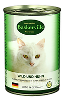 Консерва для котів Baskerville (Баскервіль) Оленина з м'ясом птиці, 400 г