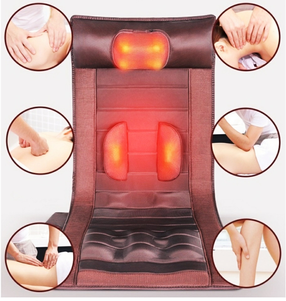 Масажна накидка-матрац Benbo AM-301 А з масажем шиї, всього тіла та прогріванням, фото 1