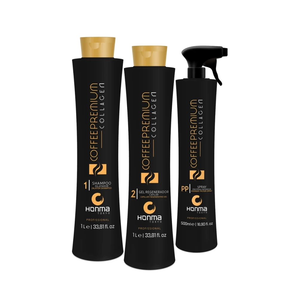 Набір колагену Wennoz Brasil (Honma Tokyo) Coffee Premium Collagen, 500/500/250 г (розлив)