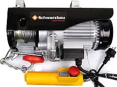 Тельфер електричний SCHWARZBAU 250/500 / трос 12м.