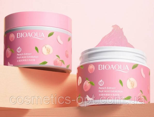 Пілінг-скатка з персиком Bioaqua Peach Fruit Acid Exfoliating, 140 г