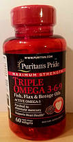 Омега-3-6-9 Puritan's Pride Triple Omega 3-6-9 60 капс, фото 2