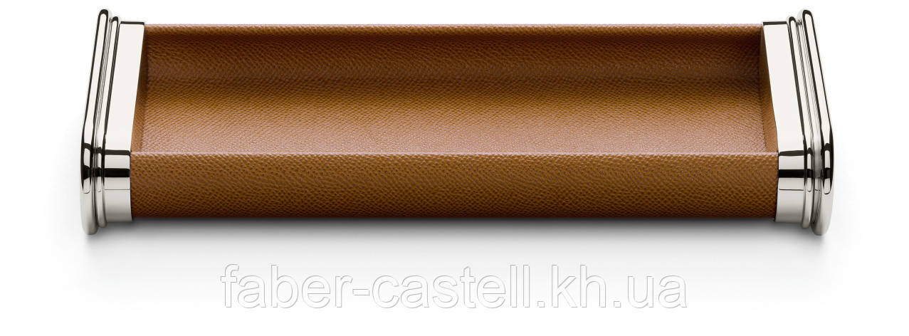 Лоток для письмового приладдя Graf von Faber-Castell з колекції Epsom, колір коричневий, 118541