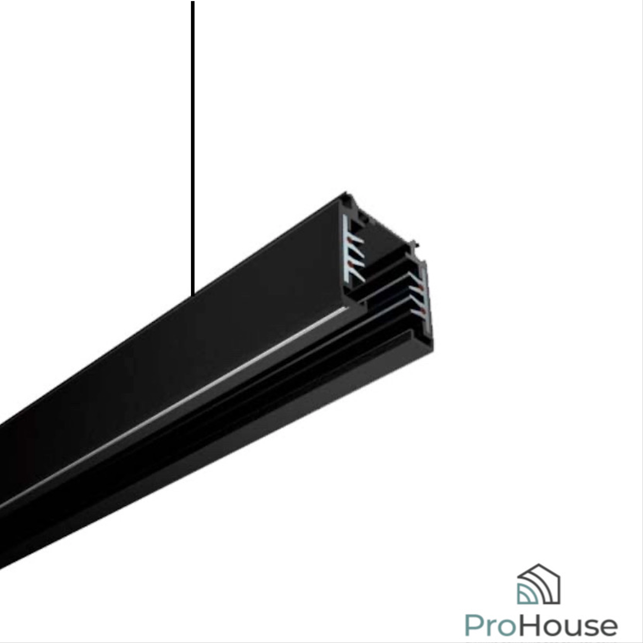 Підвісний трифазний трековий шинопровід Led Pro H, фото 1