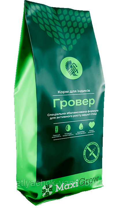 Комбікорм з премікс мінерально-вітамінний Prostafeed® для індиків Гровер з 61 дня, мішок 25кг