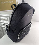 Жіночий шкіряний рюкзак Michael Kors Erin grey Lux, фото 7