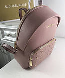 Жіночий брендовий рюкзак Michael Kors Erin pink Lux, фото 5