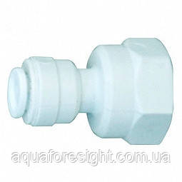 Фітинг прямий 1/4 трубка — 1/8 внутрішня різьба, фото 1