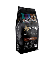 Сухий корм Savory для собак великих порід індичка та ягня 12 кг