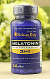 Мелатонін Puritan's Pride Melatonin 3 mg 240 таблеток, фото 5